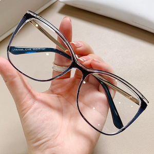 2025 Anti lumière bleue lunettes grandes lunettes pour dames femmes TR90 chat lunettes cadre en gros - Product Image 6