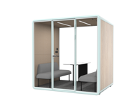 Stand ponsel akustik, bisa digerakkan, tahan suara, rekaman vokal Studio akustik, isolasi kedap suara, rapat besar, Pod telepon pribadi kantor