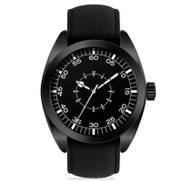 Commercio all'ingrosso 316L cassa in acciaio inox e cinturino in pelle italiana marca i tuoi orologi da uomo al quarzo top brand U2660