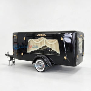 High Quality Manufacturing Hearse Carriage Car Black Horse Funeral Hearse Funeral Special Transportation - Product Image 1