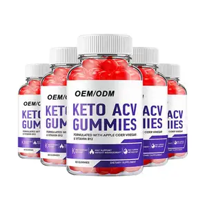 Penjualan laris cuka sari apel ibu Gummy Keto BHB 2000mg ketoogenik Booster ACV Gummies pelangsing Detox Gummies