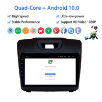 Android 10 Car Audio Stereo MP5 DVD Navigation in Dash pour Chevrolet S10 Isuzu DMAX 2015 2016 2017 2018
