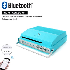 Hot bán không dây khe cắm di động trong bàn xoay với xây dựng trong loa HD và tái thu phí pin Vinyl ghi Máy nghe nhạc - Product Image 5