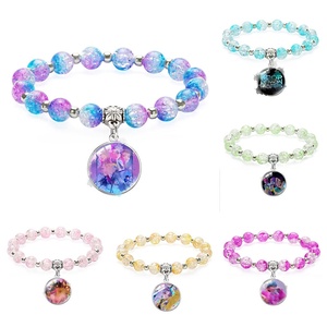 Entrega Rápida, Pulsera de Cuentas de Vidrio con Diseño de los Personajes Mira, Rumi y Zoey de Kpop Demon Hunters, Regalo Novedoso y Elegante para Fanáticos de la Película - Product Image 1