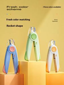 Cortaúñas profesional respetuoso con el medio ambiente con luz LED para mascotas, recortadores de uñas para perros, hechos de material plástico - Product Image 3