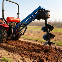 Nouvel équipement agricole : Tarière à moteur pour tracteur, haute productivité, usage domestique