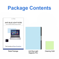 Protecteur d'écran magnétique anti-lumière bleue de haute qualité pour MacBook Pro 16 pouces 2019 A2141, protection des yeux, filtre UV, film anti-reflets