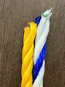 เชือก PP สีน้ำเงินขาว ยี่ห้อ Danline ขนาด 16 มม. 18 มม. สำหรับงานประมงทางทะเล ความยาว 100-200 เมตร จากโรงงานอินเดีย สำหรับตลาดอินโดนีเซียและฟิลิปปินส์ - Product Image 3