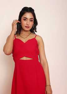 เดรสยาวทรงพลีทเอวเข้ารูป ผ้าเนื้อบางเบา ทรงสวย ใส่สบาย เหมาะสำหรับผู้หญิง - Product Image 6