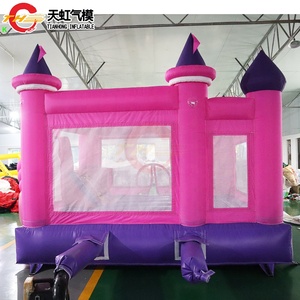 Gorila inflable Moonwalk de princesa rosa de 4,5x4m, Material de PVC para niños, <span class=keywords><strong>castillo</strong></span> hinchable residencial, uso en el jardín interior/exterior - Product Image 5