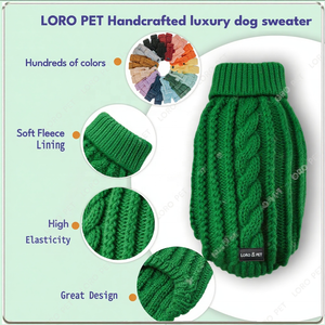 2025 Tùy Chỉnh Hiện Đại Thân Thiện Với Môi Pet Dog Áo Len Cho Mùa Xuân Và Mùa Đông Bán Buôn Quần Áo Được Làm Với Bền Polyester Bông - Product Image 4