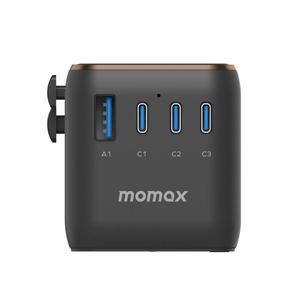 Promoción <span class=keywords><strong>MOMAX</strong></span> UA17 1-World PD170W GaN Adaptador de corriente de enchufe de carga rápida de viaje global EE. UU. AU Reino Unido UE Cambiador USB rápido Universal - Product Image 5