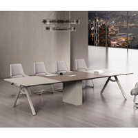 Meubles de bureau modulaires, table de conférence, style moderne minimaliste