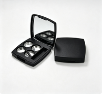 Palette vide en gros à 4 compartiments pour rouges à lèvres 20 mm avec godets en aluminium + Contenant de recharge DIY pour fards à paupières/rouges à lèvres Emballage cosmétique