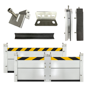 Barrière d'inondation facile à installer pour la protection de la maison Barrières d'inondation modulaires en aluminium de porte d'inondation de protection de l'eau de tempête - Product Image 1