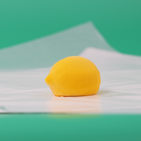Nouveauté : Gâteau mousse au fromage à la crème chocolatée surgelée, faible en gras, certifié Halal, dessert en forme de citron 3D, boîte de collations