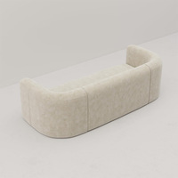 Canapé double pour salon, style nordique moderne minimaliste, incontournable en 2025