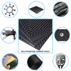 <span class=keywords><strong>Plaque</strong></span> en fibre de carbone 1k 3k 6k, épaisseurs 1mm 2mm 3mm, feuille tissée unie en fibre de carbone, feutre, panneaux de couverture de soudage, conception personnalisée - Product Image 2