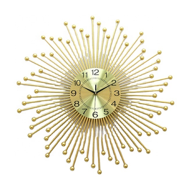 2024 New Factory Direct Sales Wall Clock Round Metal Minimalist Wall Clocks