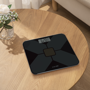 सौर ऊर्जा संचालित डिजिटल बॉडी वेट स्केल 180 किलोग्राम इको बैटरी मुक्त समशीड ग्लास एलसीडी बाथरूम स्केल - Product Image 5