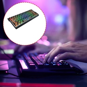 Teclado Mecánico para Juegos <span class=keywords><strong>de</strong></span> Alta Gama, Personalizado, con Cable, Intercambiable en Caliente, Retroiluminación RGB, Portátil, 61 Teclas, Ejes Magnéticos, Respuesta Rápida - Product Image 2