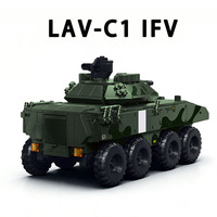 Serie Militar LA VC1 Vehículo de Combate de Infantería, Bloques de Construcción de Plástico ABS, Juguete Educativo de Construcción DIY