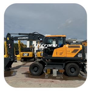 Gloednieuwe Hyundai Wielgraafmachine Hw150 Digger Bouwmachine Hyundai 150W-7 150W-9 210W-7 Graafmachine Tegen Lage Prijs - Product Image 1