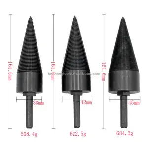 38/42/45毫米木材钻头木柴分割器钻头木锥铰刀冲床驱动器步进钻头木工工具