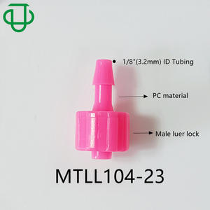 Adaptateur et connecteurs filetés externes en plastique rose de haute qualité, à points, à visser, Luer mâle/femelle, accessoires pour tuyau Pagoda - Product Image 2