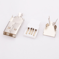 Micro Mini USB 2.0 & 3.1 Connecteur mâle Nickel/Plaqué or Câble de données DIY Adaptateur audio HiFi avec USB Type a