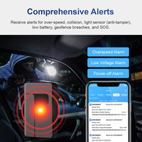 Rastreador GPS 4G LTE Recargable con Batería de Larga Duración de 10000mAh, Magnético, para Rastreo Vehicular en Logística de Flotas, Compatible con PC