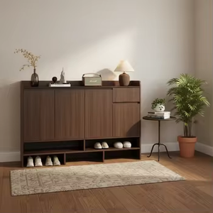 <span class=keywords><strong>ตู้</strong></span><span class=keywords><strong>เก็บ</strong></span><span class=keywords><strong>รองเท้า</strong></span>ไม้จริงสไตล์โมเดิร์น - ชั้น<span class=keywords><strong>ว</strong></span>างของกันน้ำกันฝุ่นหลายชั้นสำหรับทางเข้า<span class=keywords><strong>บ้าน</strong></span> พร้อมชั้นวาง 4 ชั้นสำหรับใช้ภายในอาคาร - Product Image 2