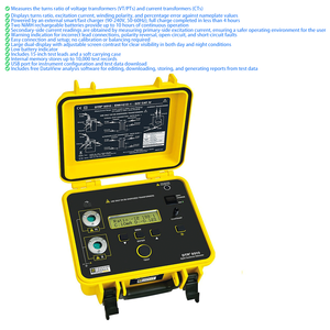 Testeur de rapport de transfert de transformateur CA DTR8510 - Product Image 2