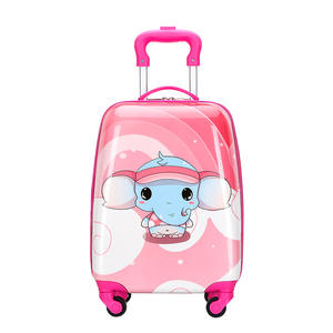 Dessin animé impression coque dure bagages enfants ABS PC 4 roues enfants chariot cas - Product Image 3