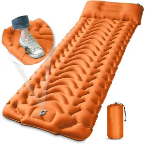 Inflatable आउटडोर पोर्टेबल डेरा डाले हुए चटाई नींद की चटाई तम्बू पैर हवा चटाई व्यक्तिगत हवा कुशन