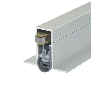 Burletes de <span class=keywords><strong>Aluminio</strong></span> Automáticos con Rodillo y Cerrojo para Puertas Pivotantes LD053 - Product Image 1