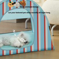 Tente de luxe portable et pliable toutes saisons pour chat et chien, type villa, lit-nid pour Caniche, Corgi et petites et moyennes races
