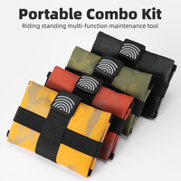 Bolsa de Almacenamiento para Herramientas de Bicicleta, Bolsa Organizadora Portátil para Bicicleta de Montaña, Estuche Vacío, Sin Herramientas Incluidas, Bolsa para Kit de Reparación de Ciclismo