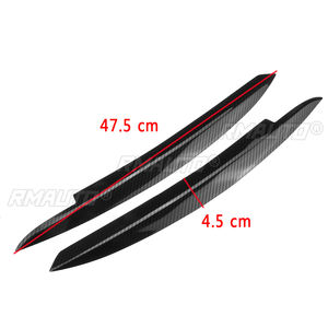 Adesivi per fari anteriori 2 pezzi per Decoartion per sopracciglia con palpebra auto per VW GOLF VI MK6 2008-2013 per MK5 GTI R 2005-stile 2007 - Product Image 4