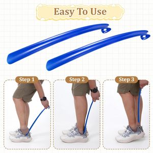 Chausse-pied personnalisé à long manche avec logo, en plastique PP/ABS, portable, durable, pour hommes et femmes, OEM - Product Image 2
