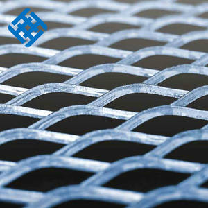 חוט צורה יהלום רשת נירוסטה מורחבת רשת מתכת מתיחה רשת מתכת על ידי הסיטונאי מותאם אישית - Product Image 5