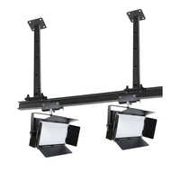 Jixio DJ-86 Support de Lumière Télescopique Flexible en Alliage d'Aluminium 46-86cm, Kit Trépieds pour Studio, Portrait et Photographie de Produits