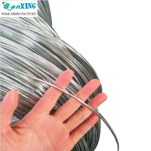 Hot Dipped Galvanized Steel Wire Iron Wire <b>Mesh</b> Binding Wire Coil for Construction - Product Image 1