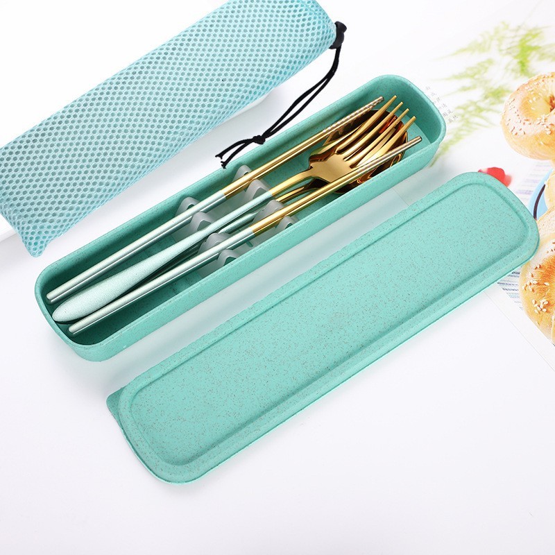 [Three-Piece Set] Gold + Green + Green Boxes of Green Bags
