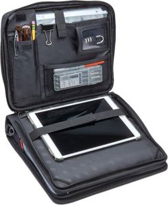 Free Sample BSCI Large Capacity 3 <b>Ring</b> 3 Inch Zipper <b>Binder</b> Waterproof Zippered <b>Binder</b> Bag for Middle School - Product Image 3
