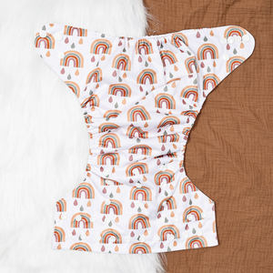 Happyflute Basic Taille Unique Réglable <span class=keywords><strong>Lavable</strong></span> Poche Nappy Couvre Couches Lavables Réutilisables pour Bébés <span class=keywords><strong>Insert</strong></span> Imprimé Caractéristique - Product Image 3