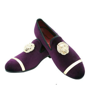 S0068X Nouvelles Chaussures Oxford pour Homme en Cuir Véritable de Vachette, Style Gentleman, Bout Fermé, Broderie de Perles, Légères et Tendance pour l'Automne, Idéales pour le Marié - Product Image 1