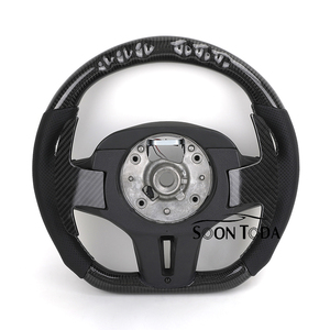 Volante de Cuero Semiperforado con LED y Fibra de Carbono Personalizado para G20 G29 Z4 G05 G01 G06 G38 G30 M2 M3 M4 M5 - Product Image 2