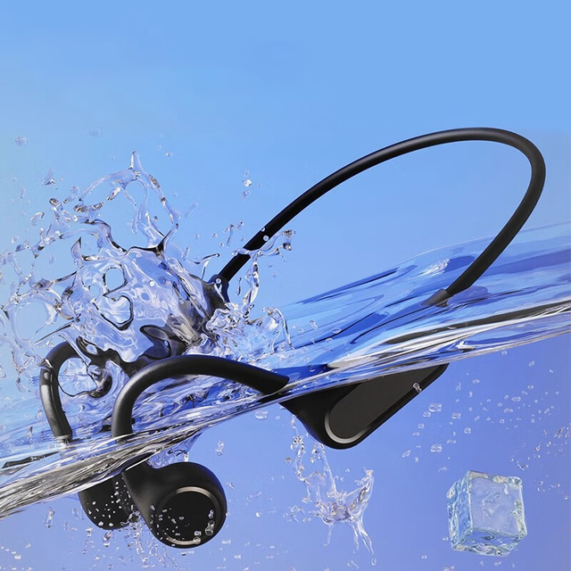Kimmar IPX68 Swimming Headset Bone Conduction 32G MP3 Headband Sports Wireless Stereo Earphones Open Ear  Headphones