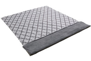 Couverture lourde Offre Spéciale pour l'autisme en gros pour le soulagement de la pression Couvertures lestées imprimées confortables en Minky Grey Housse de <span class=keywords><strong>couette</strong></span> - Product Image 6